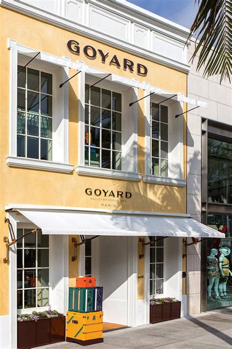 goyard beverly hills hours|where can you buy goyard.